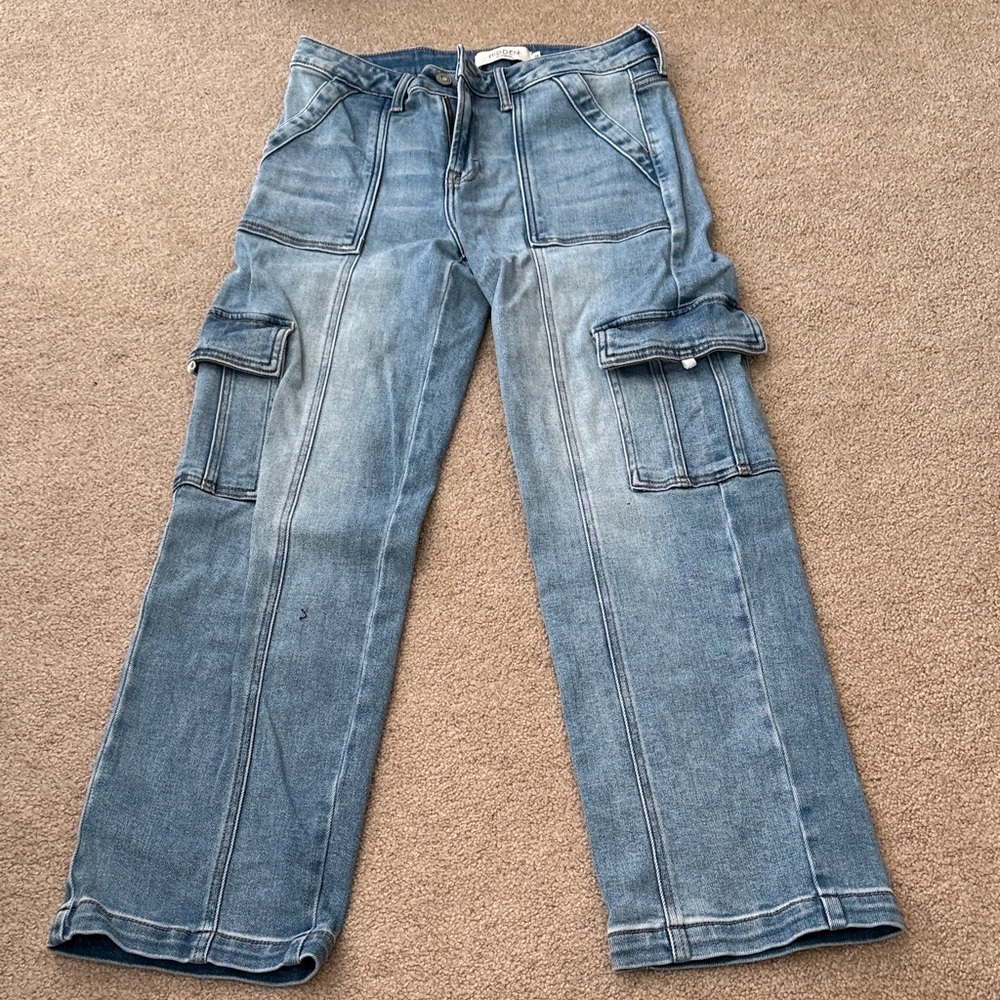 Hidden Los Angeles Women's Blue Flare Jeans